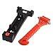 CUXUS 2 Pack Car Safety Hammer, Window Breaker Seatbelt Cutter Auto Bus Emergency Escape Tool, Vehicle Window Punch Glass Breaker Auto Rescue Kit Life Saving Hammer with Holder