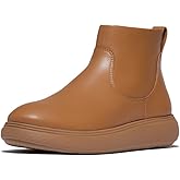 FitFlop womens Iq-comff Leather Zip Ankle Boots