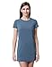 REGNA X Basic women's boat neck short sleeve tunic dress top