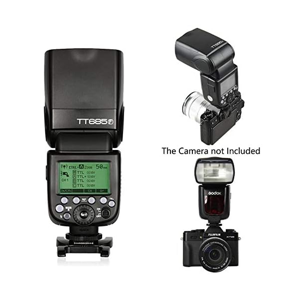 Godox TT685F HSS TTL GN60 Blitzgerät Kompatibel Speedlite für Fujifilm Kamera Fuji X-T2 X-T1 X-T1 X-T1 X-Pro1 X100F – Bild 3