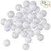 50 Pcs White Foam Balls, Kissbuty 20mm (0.79 inch) Craft Foam Balls Polystyrene Craft Balls Art Decoration Styrofoam Balls for DIY Art Craft, School Projects and Party Decorations