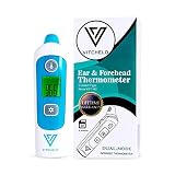 Digital Forehead and Ear Thermometer for Babies, Infants, Kids & Adults - FDA Approved Medical Grade Infrared Thermometer with Fever Alarm, Instant Accurate Reading and Memory Function