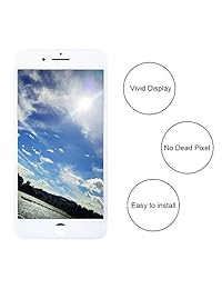 VANYUST - Repuesto de pantalla LCD para iPhone 5 con kit de herramientas compatible con iPhone 6 de 4,7 pulgadas, color negro