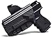 Concealment Express OWB Paddle KYDEX Gun Holster: fits Glock 43/43X - Custom Fit - US Made - Outside Waistband - Adj. Cant & Retention