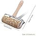 Embossing Rolling Pin Embossed Rollers Pins Engraved Snowflakes Flowers Pattern for Bakers, Baking Pastries, Pie, Cookie, Fondant, Pastry, Biscuit (Snowflakes and Flowers)