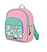 Crocodile Creek Eco Kids Girls Backyard Friends School Backpack, Pink, 14