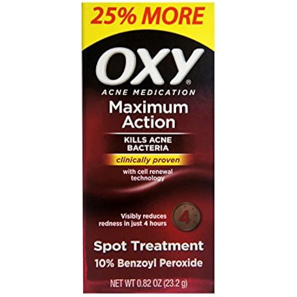 oxy acne medication maximum action