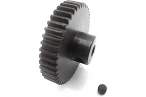 AMORIL Pinion Gear, Steel, 50T, MOD0.53 / 48P, Black 3.17