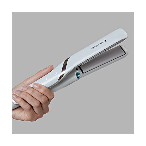 Remington-Hydraluxe-Pro-Hair-Straightener-Hydracare-Cool-Moisture-Mist-Technology-for-Healthier-Styling-with-Ultra-Fast-15-Second-Heat-Up-S9001 Remington Hydraluxe Pro Hair Straightener - Hydracare Cool Moisture Mist Technology for Healthier Styling with Ultra…