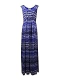 Calvin Klein Womens Chiffon Pattern Maxi Dress