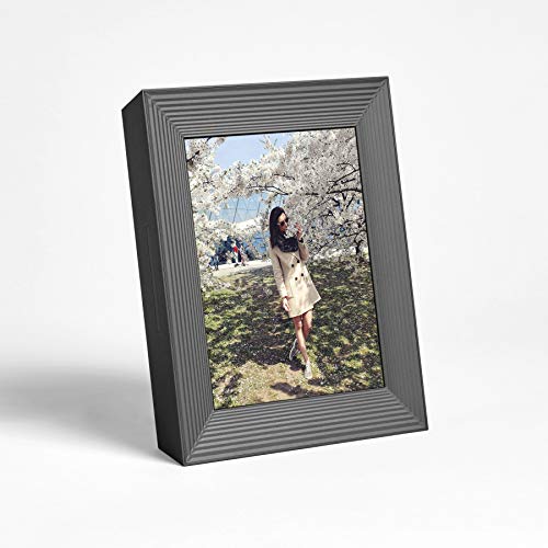 Aura Frames Digital Picture Frame Ultra HD Display - Free Unlimited Cloud Storage - Send 100k Pictures Instantly Via Aura App Share Photos with Family New Touch Bar Control WiFi Enabled Mason Frame - Thumbnail 6