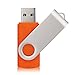 Aiibe 5pcs USB Flash Drive 4GB Pen Drive Thumb Drives USB Drive (5 Colors: Black Red Yellow White Purple)