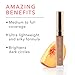 100% PURE 2nd Skin Concealer (Fruit Pigmented), Shade 6, Full Coverage Concealer, Lightweight, Liquid Concealer for Face, Under Eyes, Vegan Makeup (For Dark Skin w/Cool Undertones) - 0.17 Fl Oz