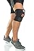 Knee Brace Support Sleeve(Black) by NG Sports,Adjustable Strap Fits all SM-XXXL, Arthritis, ACL, MCL Strain, Meniscus, Tendonitis, Side Stabilizer, Open Patella Protector Wrap, Basketball, Volleyball