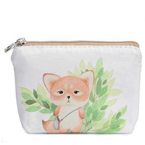 Women and Girls Cute Fashion Coin Purse Wallet Bag Change Pouch Key Holder (Little Squirrel) - Thumbnail 7
