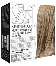 KELLY VAN GOGH Master Blend Intro Kit for Thick Hair, 8V Medium Cool Blonde, 1 Kit