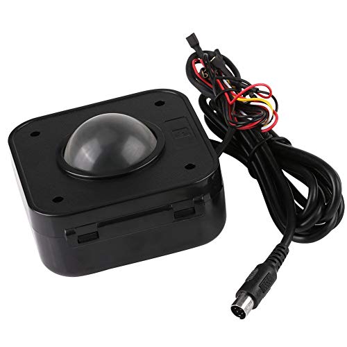 HiFun Illuminated 4.5cm Round Arcade LED Trackball Mouse PS/2 PCB