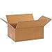 PARTNERS BRAND 10 x 7 x 4 Corrugated Cardboard Boxes, Small 10