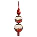 Kurt Adler Glass Nutcracker Treetop, 13-Inch