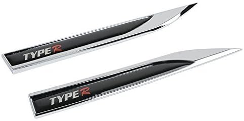 DELHITRADERSS® Black Pair Car Side Sticker Door Fender Badge Emblem Decal Typer DELHITRADERSS® Black Pair Car Side Sticker Door Fender Badge Emblem Decal Typer