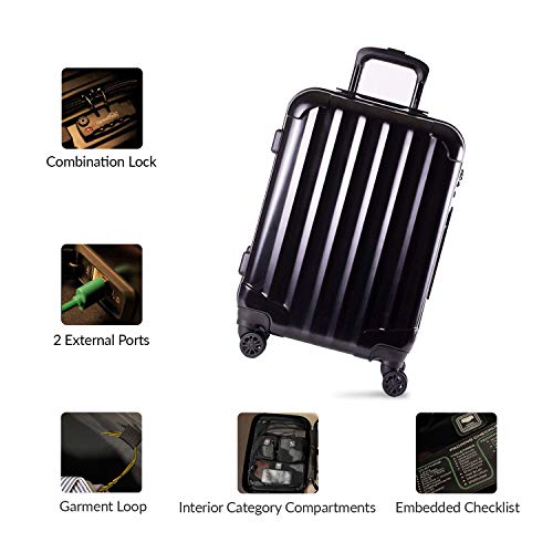 Genius Pack Hardside Luggage Spinner Smart, Organized, Lightweight