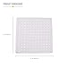 DMI Non-Slip Suction Cup Shower Mat with Drain Holes got Tub or Shower, 21 Inch Square, White