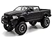 2014 Dodge Ram 1500 Matt Black Pickup Truck Off Road "Just Trucks" 1/24 by Jada 97473