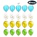 WERNNSAI Dinosaur Party Decoration Kit - Baby Shower Party Supplies for Boys Including “It's A Boy” Banner Latex Balloons Paper Pom Poms Ribbons Artificial Monstera Leaves 43PCS