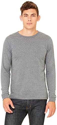 Zara Yoga Studio |LA| Men's Jersey Long Sleeve Tee (2 XLarge /Deep Heather)