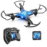 DROCON Mini RC Drone for Kids, Portable Pocket Quadcopter with Altitude Hold Mode, One-Key Take-Off & Landing, 3D Flips and Headless Mode, Easy to Fly for Beginners, Great Gift