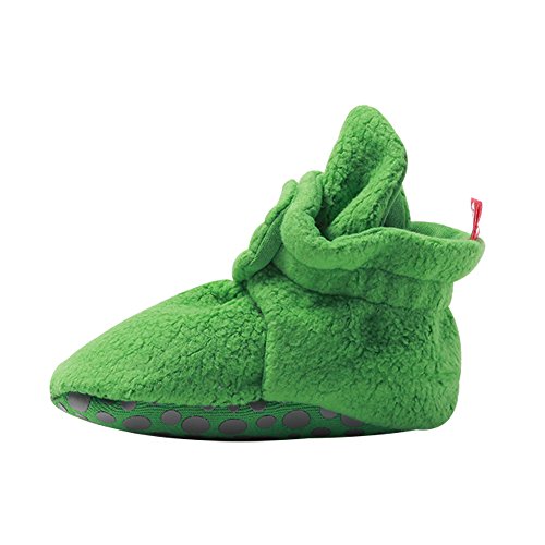 image for Zutano Cozie Fleece Baby Booties with Cotton Lining and Grippers, Unis