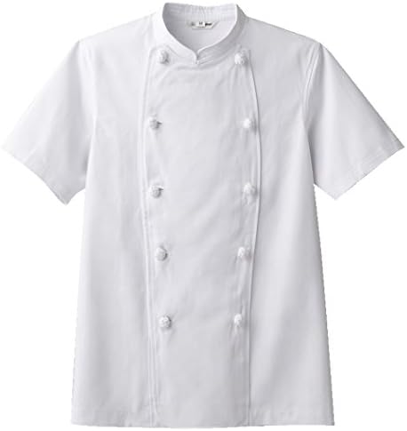 アルベ Arbe コックコート 洋食 白衣 半袖 男女兼用 綿100 カツラギ 火を使う