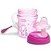 Chicco Semi-Soft First Spout Trainer Sippy Cup 7oz 6m+ (2pk) - Pink/Purple
