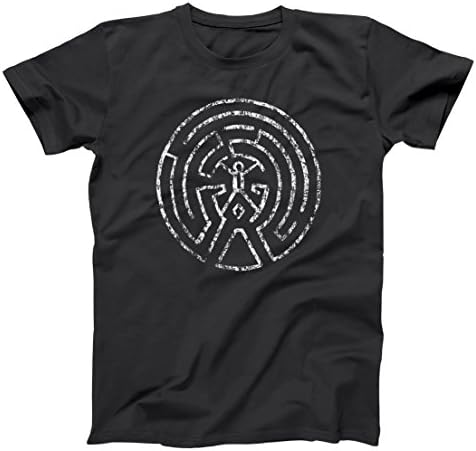 CP Clothing Secret Map Game Maze Mens Shirt X-Large Black