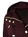 makeitmint Women's Zip Up Military Anorak Jacket w/ Hood [S-3XL] Medium YJH0018_BURGUNDY