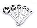 Rorence Stainless Steel Measuring Spoon Set, 6 Piece, for Dry and Liquid Ingredients