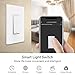 Lumary Smart Switch, 2.4GHz Single-Pole Wi-Fi Light Switch with Timer and Remote Control, Compatible with Alexa and Google Assistant, Neutral Wire Required, ETL and FCC Listed, Gray
