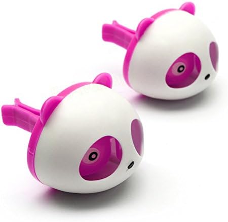 Car Air Conditioning Perfume Panda Eyes Freshener 1 Set (Red)