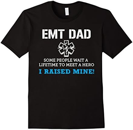 Men's EMT Shirts - EMT Dad Shirts XL Black