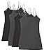 4 Pack Active Basic Women's Basic Tank Top (L-Bk/Bk/Chcl/Chcl)