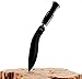 Grand Way Kukri Fixed Blade Gurkha Knife - Classic Black Curved Steel Sword Machete - Big Fix Hunting Knife - Large Bowie Survival Tool XG-B