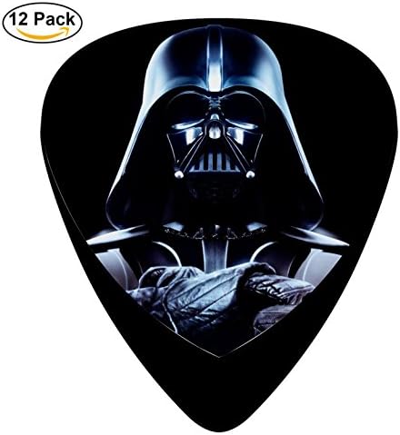 Darth-Vader Guitar Pick 12 Pack Celluloid Medium Paddles Plectrums 0.46mm/ 0.71mm/ 0.96mm Guitar Instruments Bass for Guitarist Players