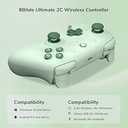 8Bitdo Ultimate C 2.4g Wireless Controller, 2.4g