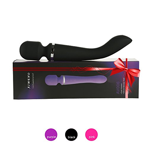 Dual motor wireless wand electric vibrator massager for…