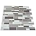 Art3B Peel & Stick Brick Kitchen Backsplash Self-Adhesive Wall Tile Stone Tan & Brown Design, 6 Sheets