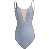 ROYAL SMEELA Women’s Camisole Dance Leotards with Adjustable Straps Ballet Leotards for Women Backless Ballet Dance Leotard