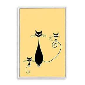 Framed Canvas Wall Art for Living Room, Bedroom Simple Style Theme Canvas Prints for Home Decoration Ready to Hang - 16x24 inches