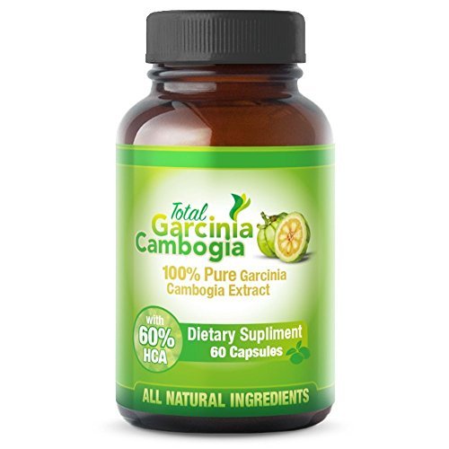 Double Strength 100% Pure Natural Garcinia Cambogia Extract Lab Tested For 60% HCA, 1000 mg, 60 Count