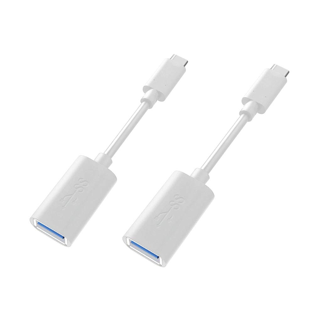 MaGeek USB C to USB 3.0 Adapter, [2 pack] USB-C to USB,Thunderbolt 3 to USB Female OTG Compatible with MacBook Pro 2019/18,MacBook Air 2020,iPad Pro 2020,Galaxy S20+,and More[White]