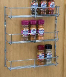 FMK 3 tier Spice and packet rack, 400 mm hole centres